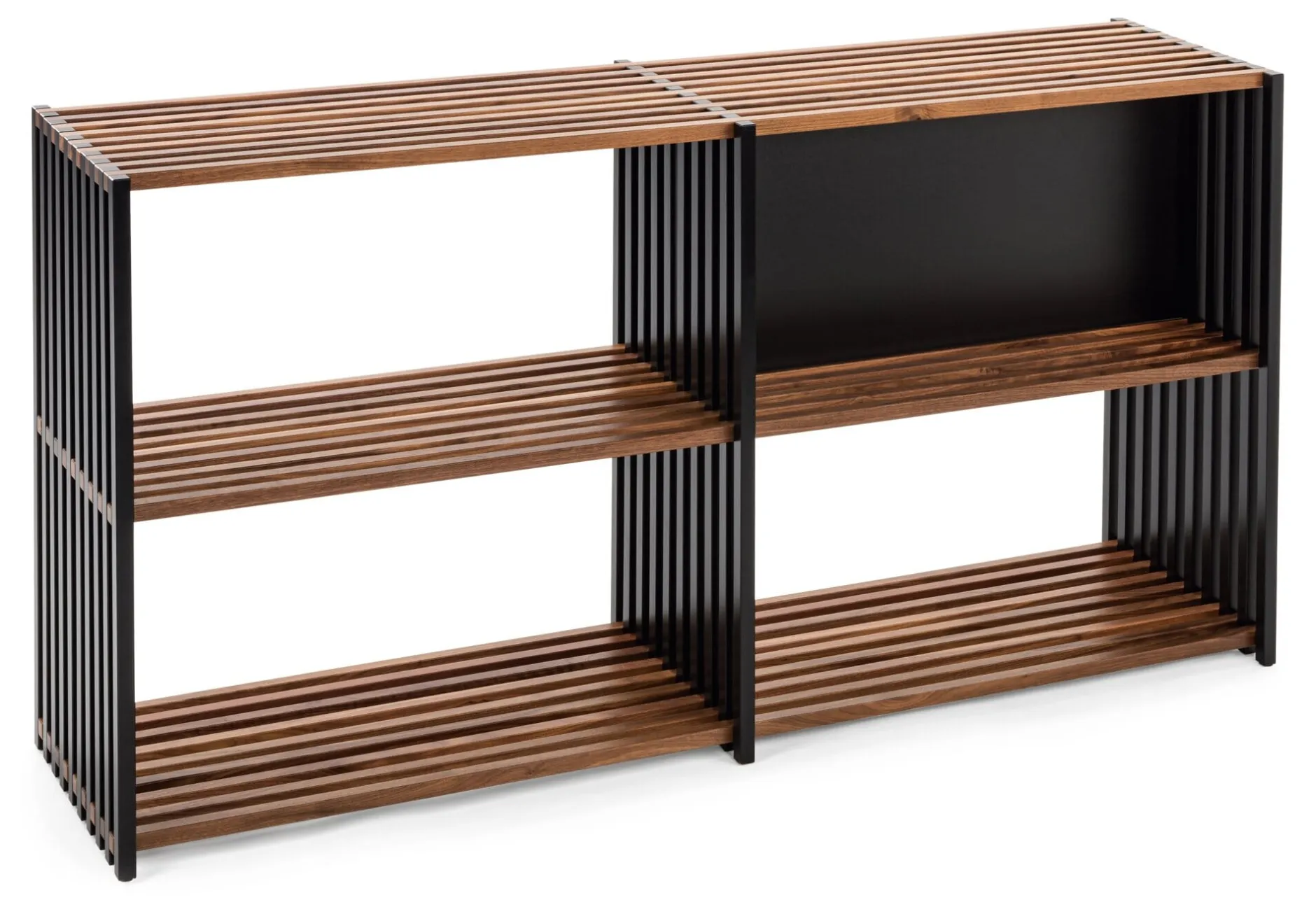 Joval Faltregal Nussbaum-Buche Schwarz Outlet