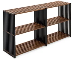 Joval Faltregal Nussbaum-Buche Schwarz Outlet