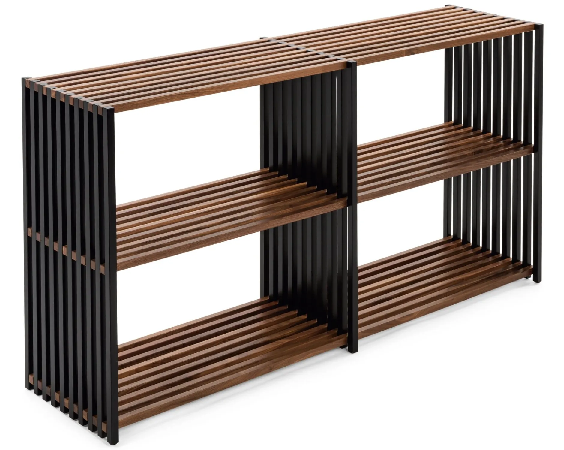 Joval Faltregal Nussbaum-Buche Schwarz Outlet