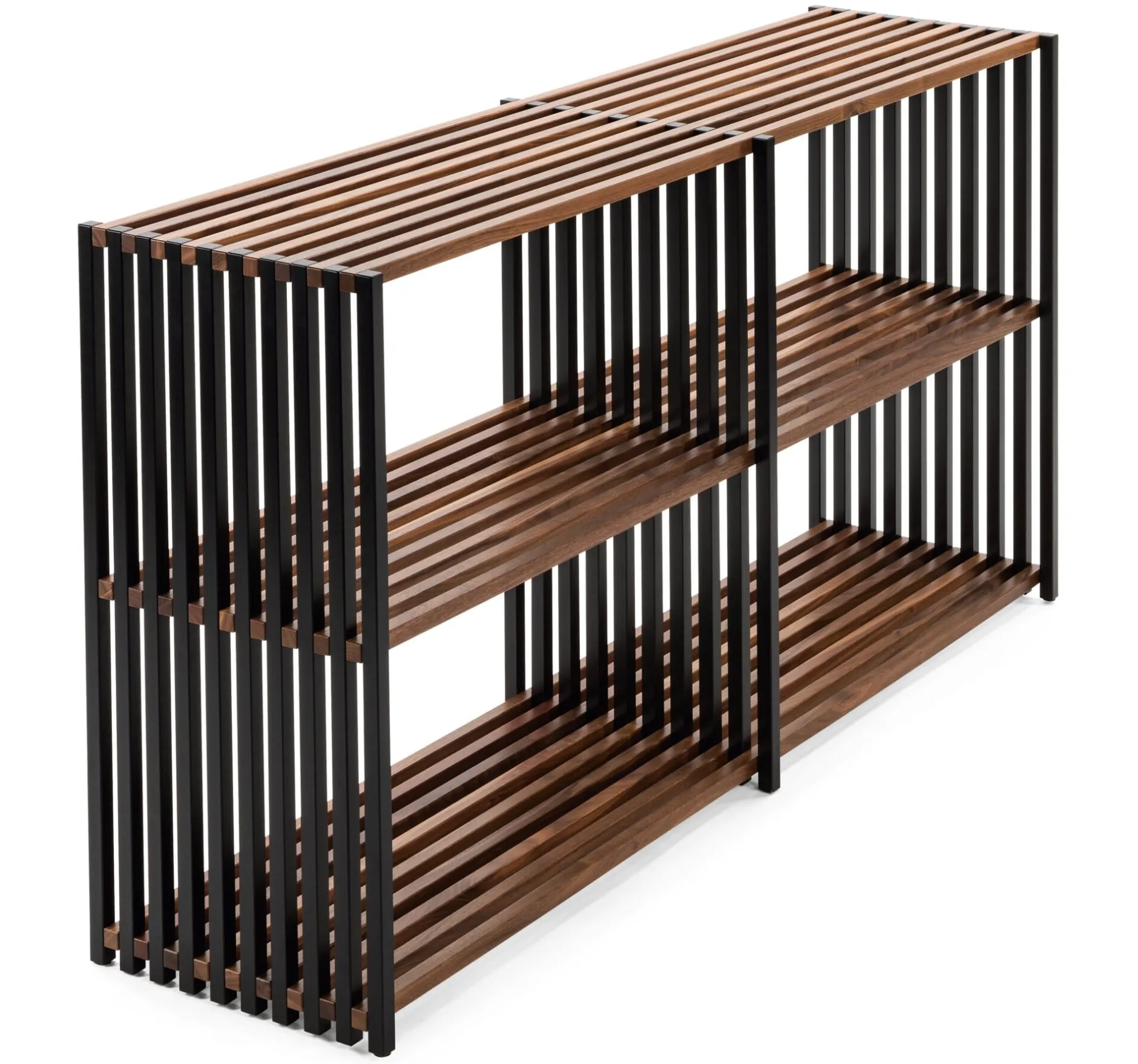 Joval Faltregal Nussbaum-Buche Schwarz Outlet