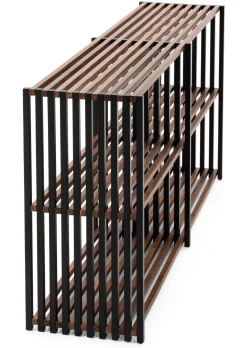 Joval Faltregal Nussbaum-Buche Schwarz Outlet