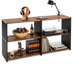 Joval Faltregal Nussbaum-Buche Schwarz Outlet