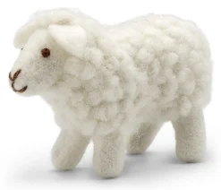 Én Gry & Sif Filz-Schaf stehend weiß