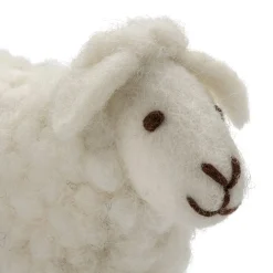 Én Gry & Sif Filz-Schaf stehend weiß