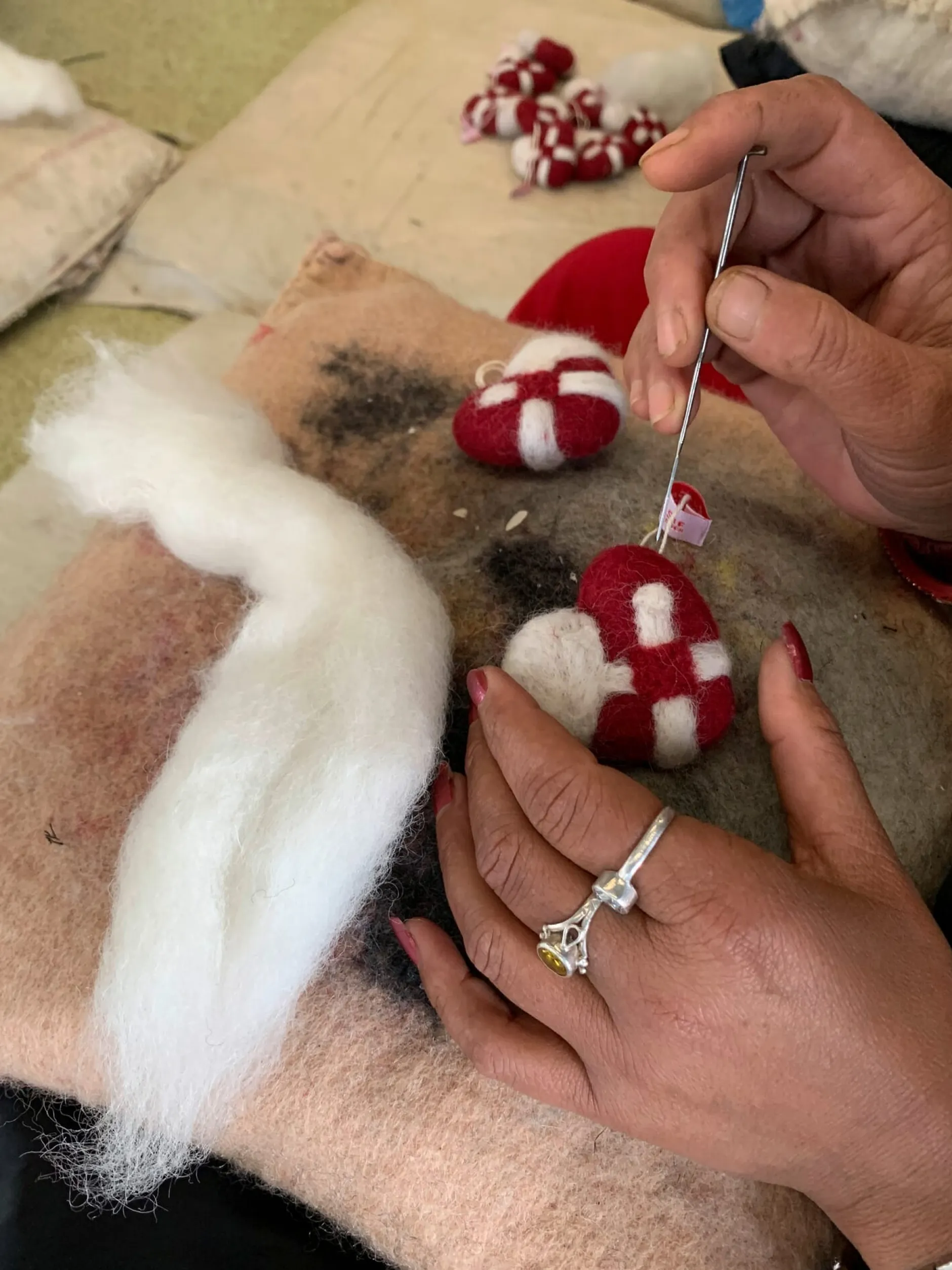 Én Gry & Sif Fingerpuppen Zwerge Filz Outlet