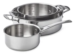 Silampos Flachkasserolle Edelstahl New