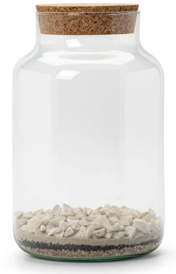 Jodeco Glass Flaschengarten mit Substrat Hot