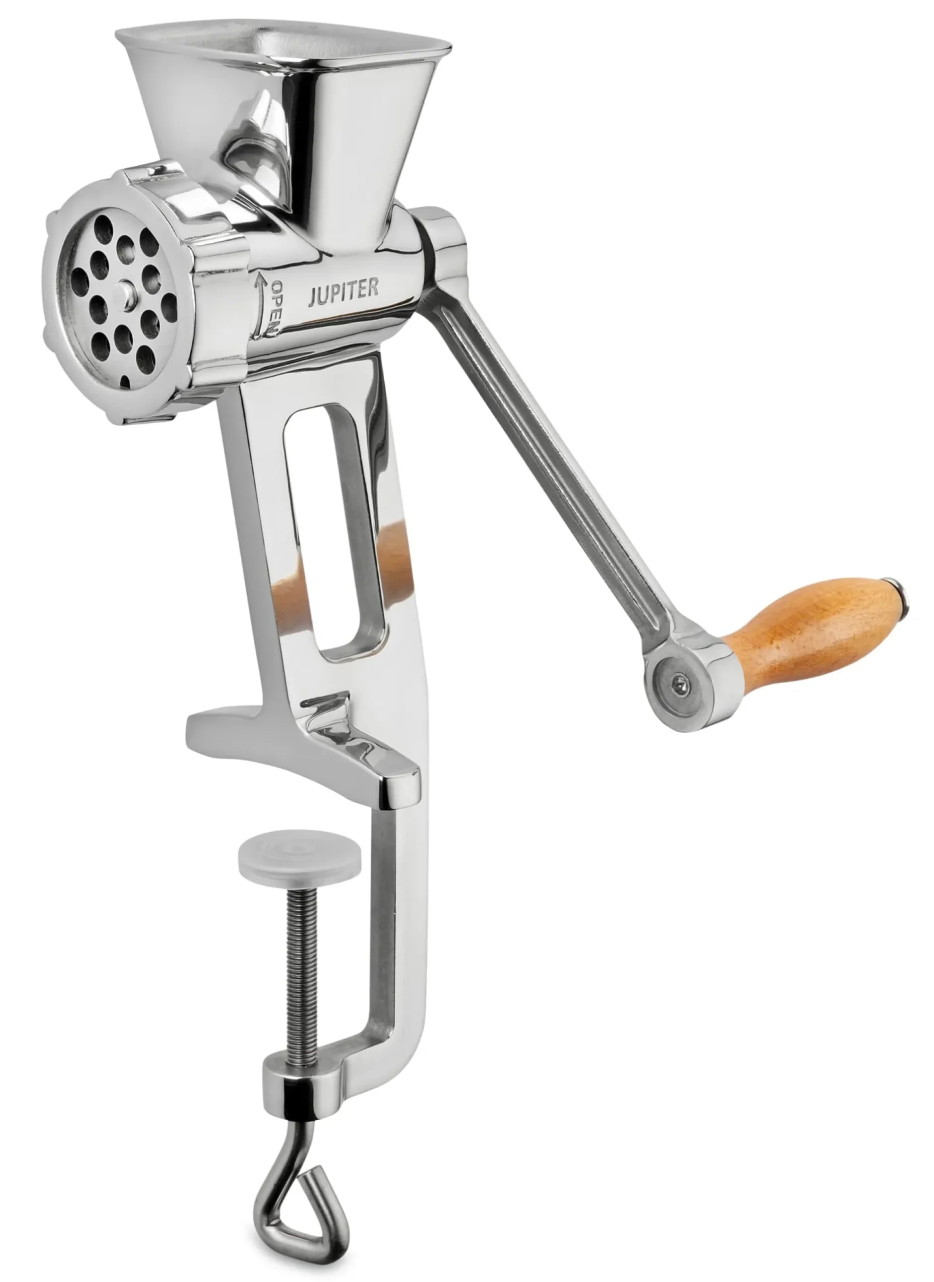 Jupiter Küchenmaschinen Fleischwolf Nr. 5 Edelstahl Hot
