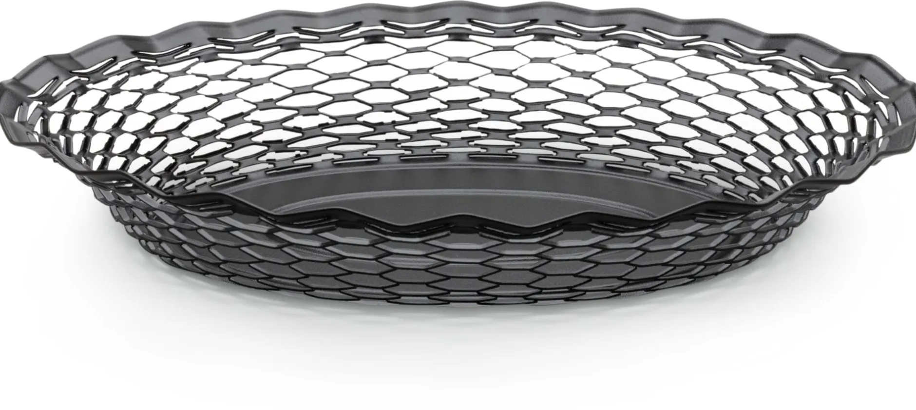 Roger Orfevre Französischer Brotkorb oval groß New