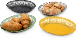 Roger Orfevre Französischer Brotkorb oval groß New