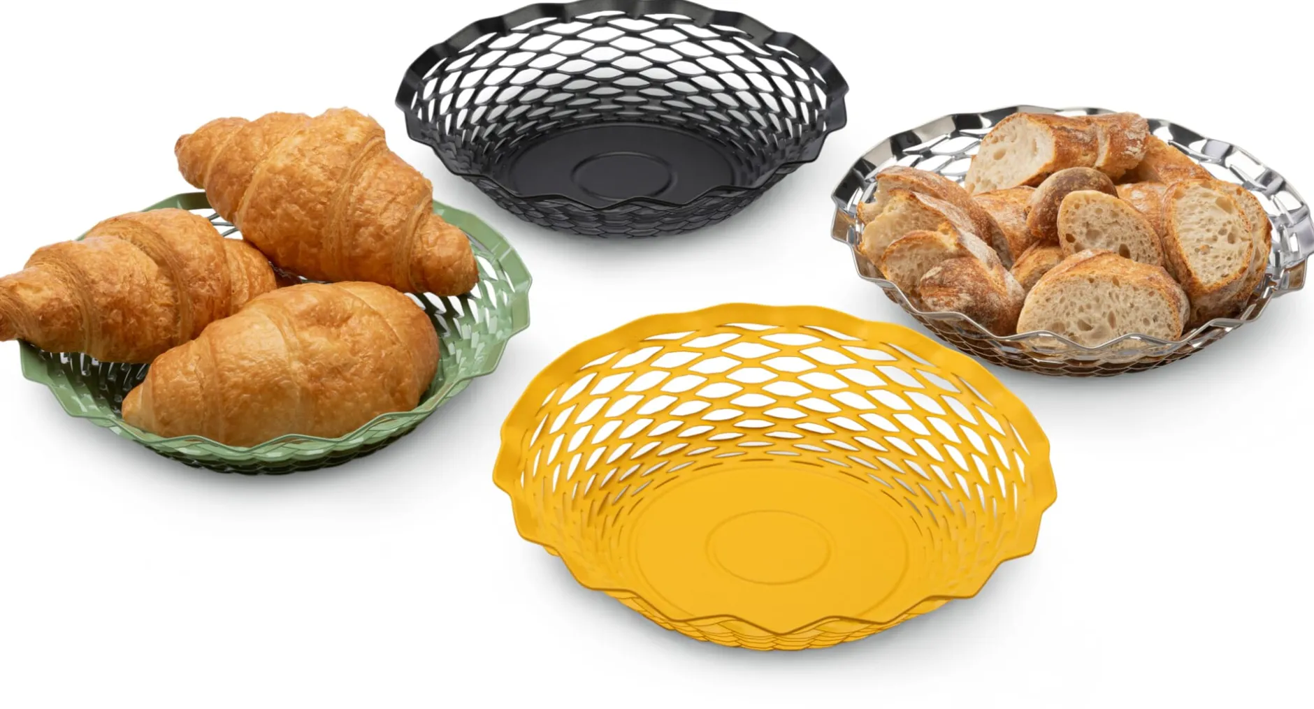 Roger Orfevre Französischer Brotkorb rund Best