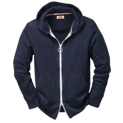 Armor lux Frottee-Kapuzenjacke Herren Blau Hot