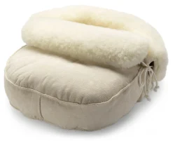 Hofbrucker Fußtasche Lammfell olivengegerbt Outlet