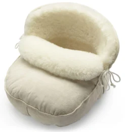 Hofbrucker Fußtasche Lammfell olivengegerbt Outlet