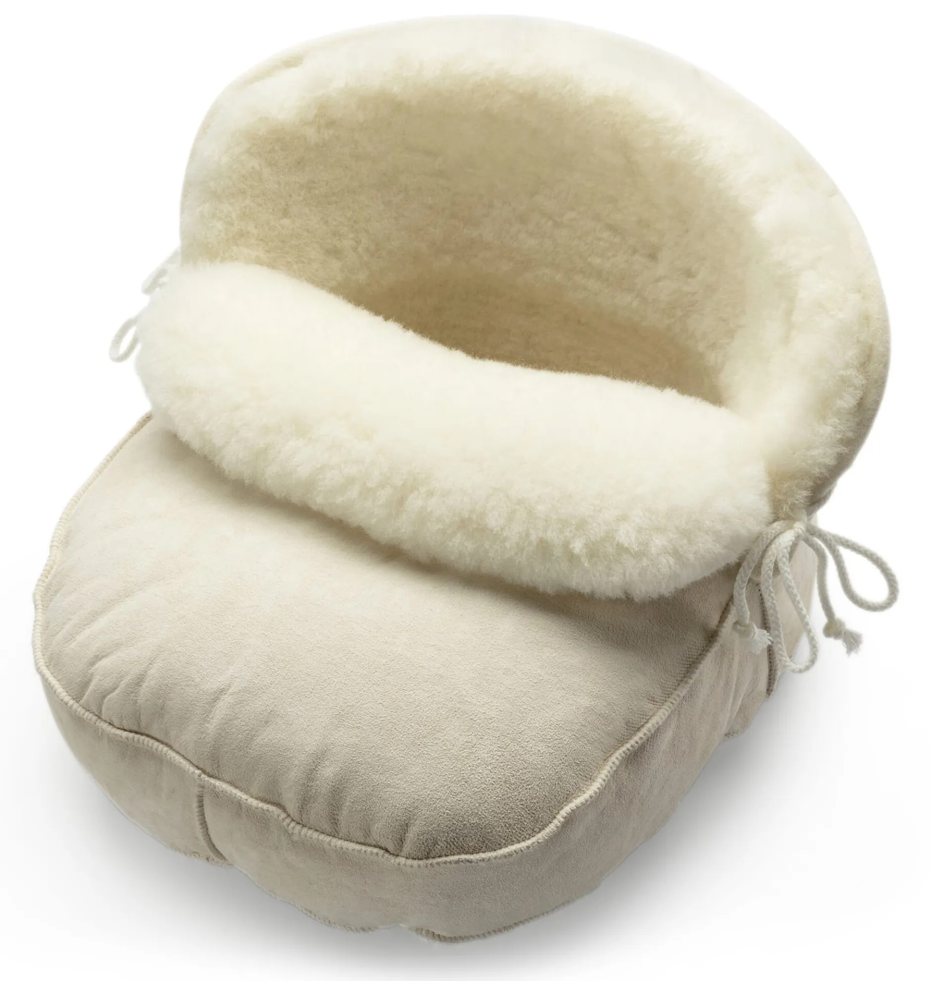 Hofbrucker Fußtasche Lammfell olivengegerbt Outlet