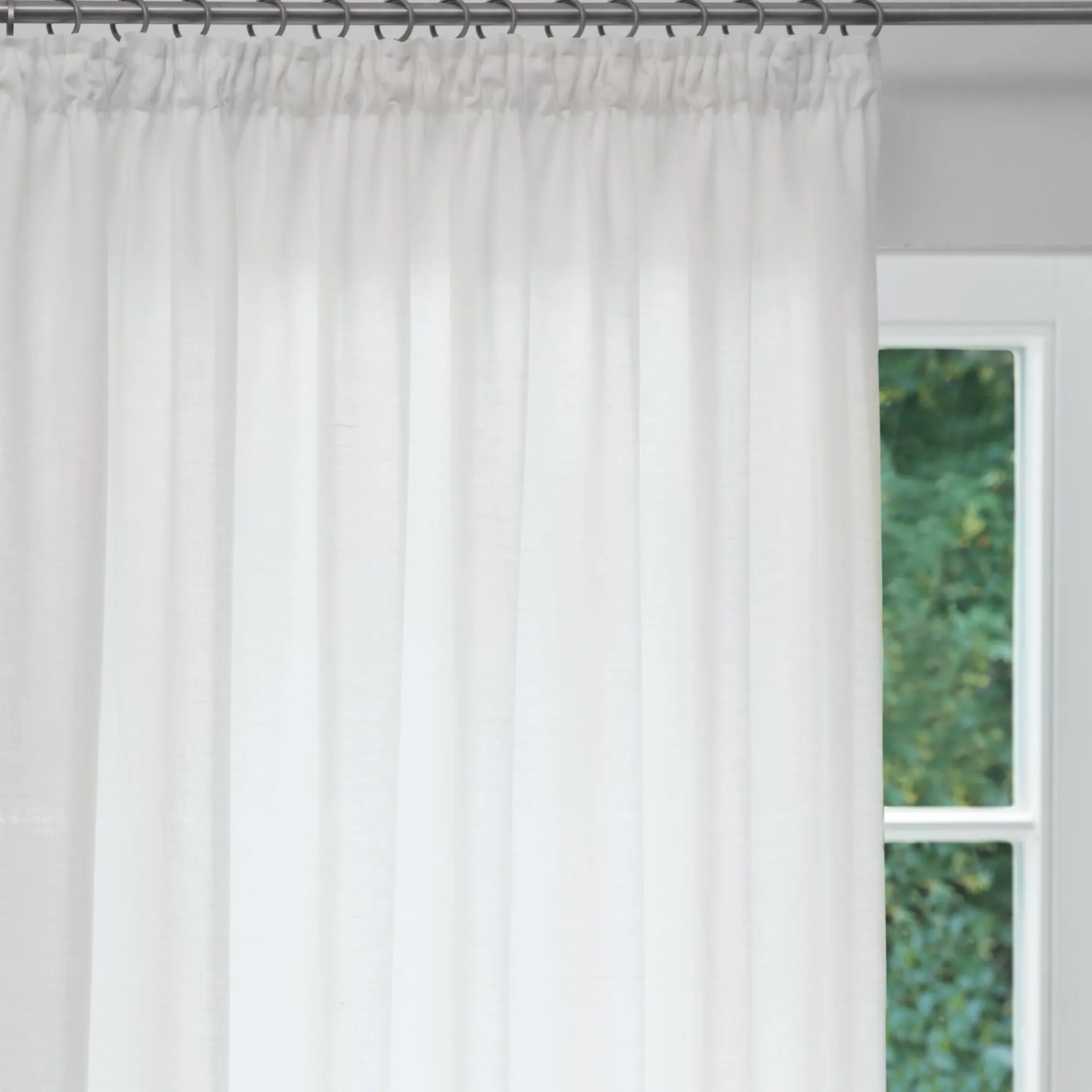 Leinenweberei Vieböck Gardine Reinleinen Sale