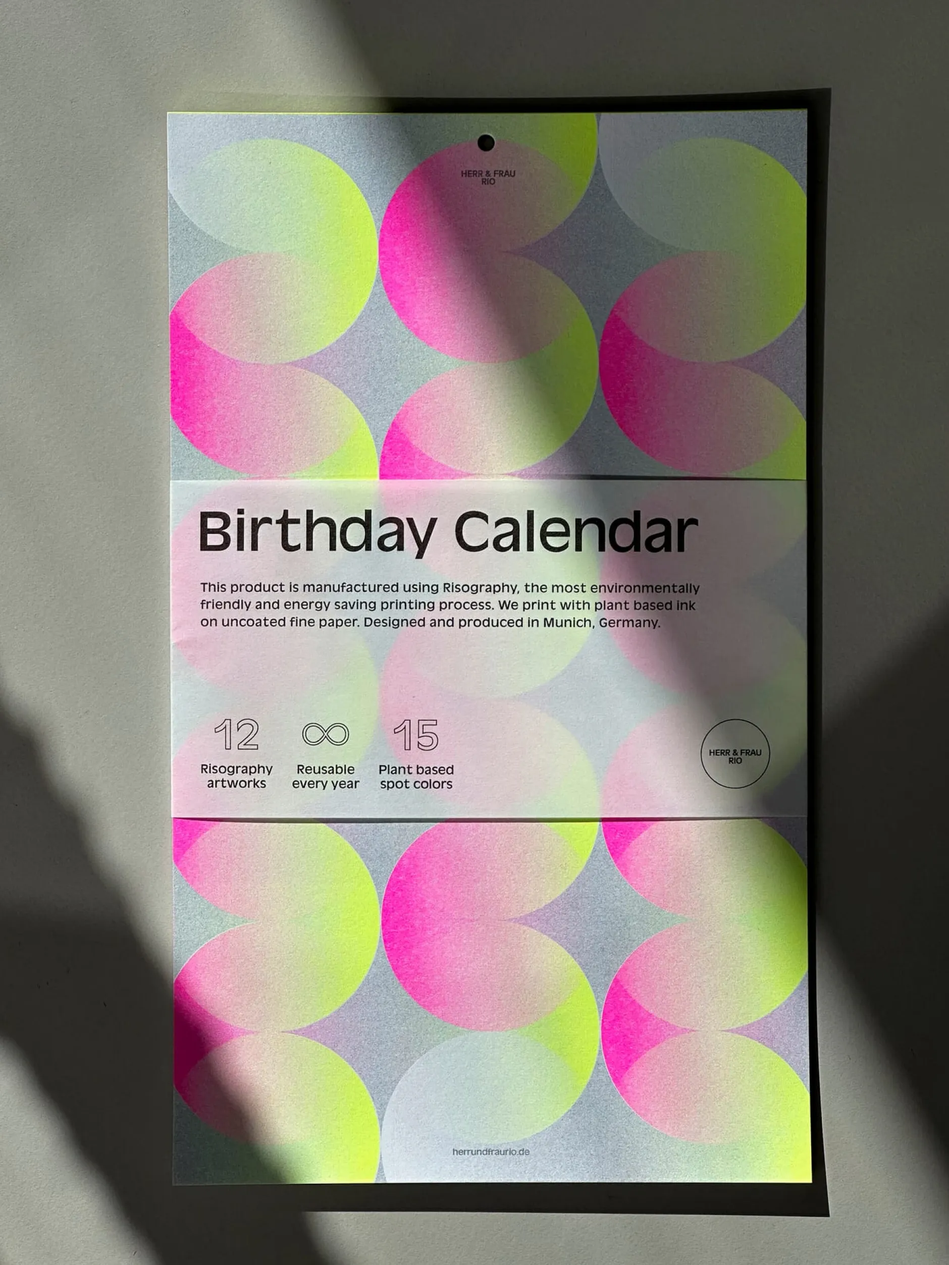 Herr & Frau Rio Geburtstagskalender Riso Outlet