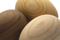 Hermschulte-Drechslerei Bernhard Gedrechselte Holzeier 7,6 cm Discount