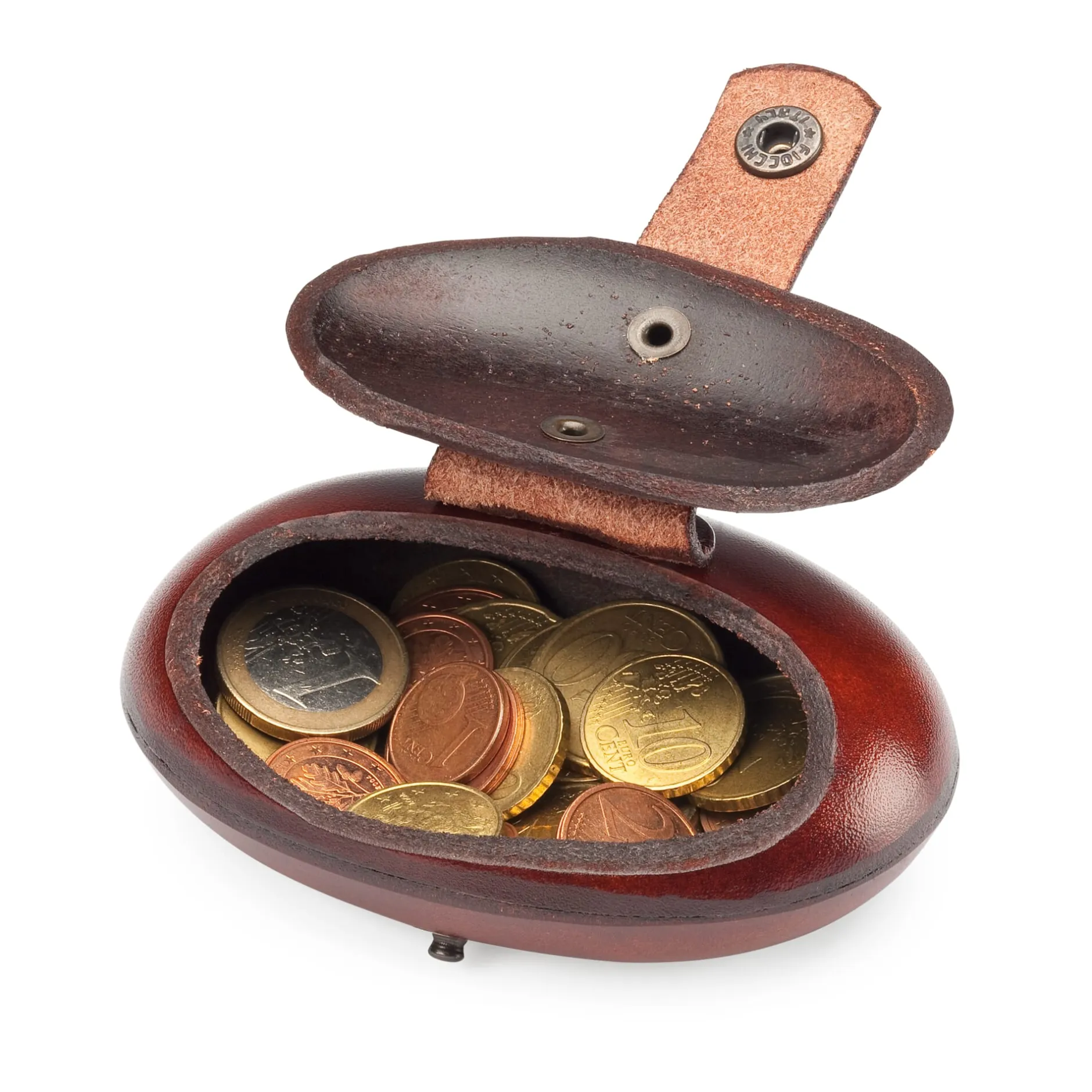 HandwerksArt Zimmer Geldbörse Rindleder oval Discount