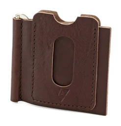 Ackermann Taschenmanufaktur Geldscheinklemme Leder Braun Sale