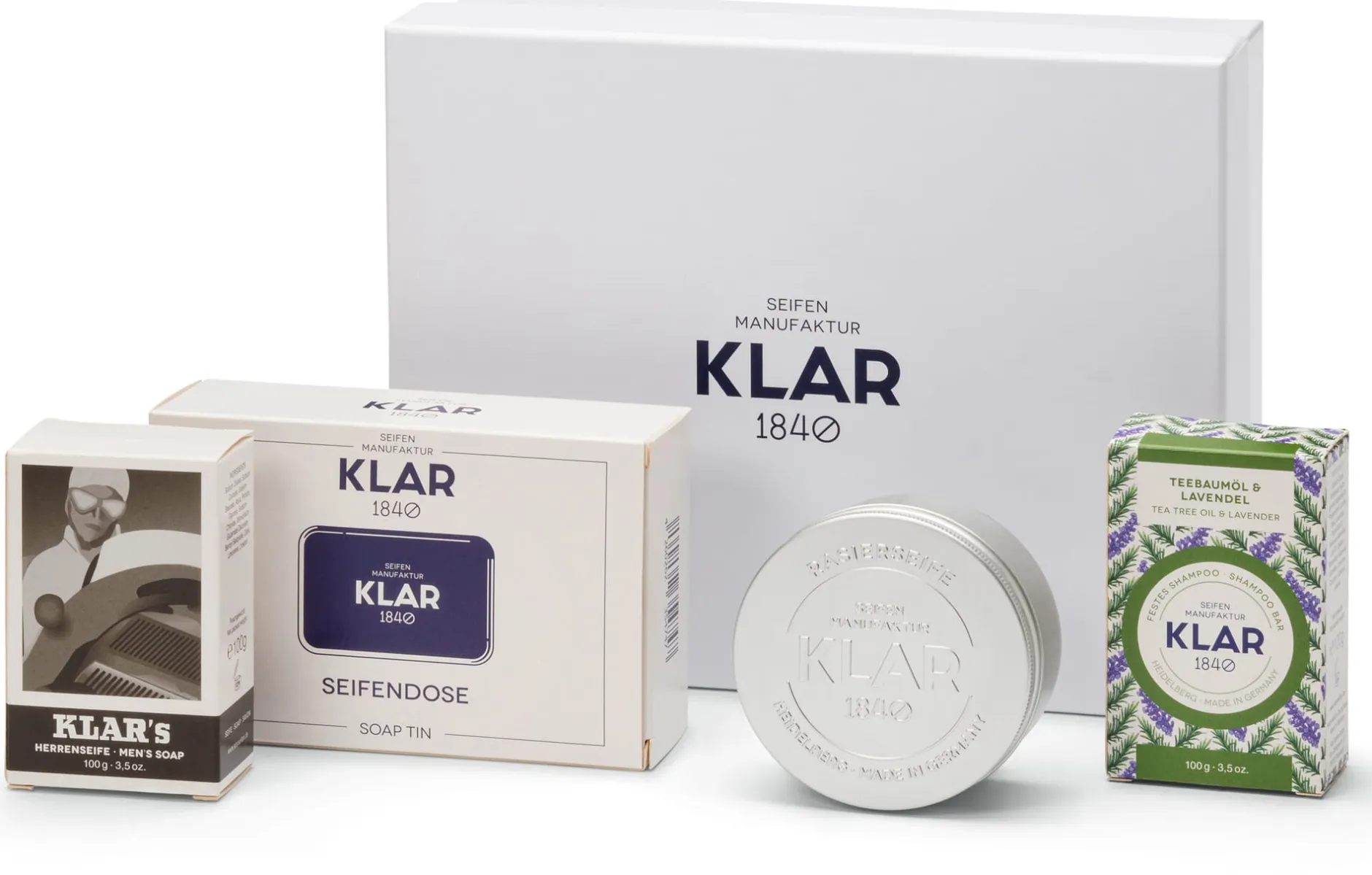 Klar Seifen Geschenkset Herren Discount