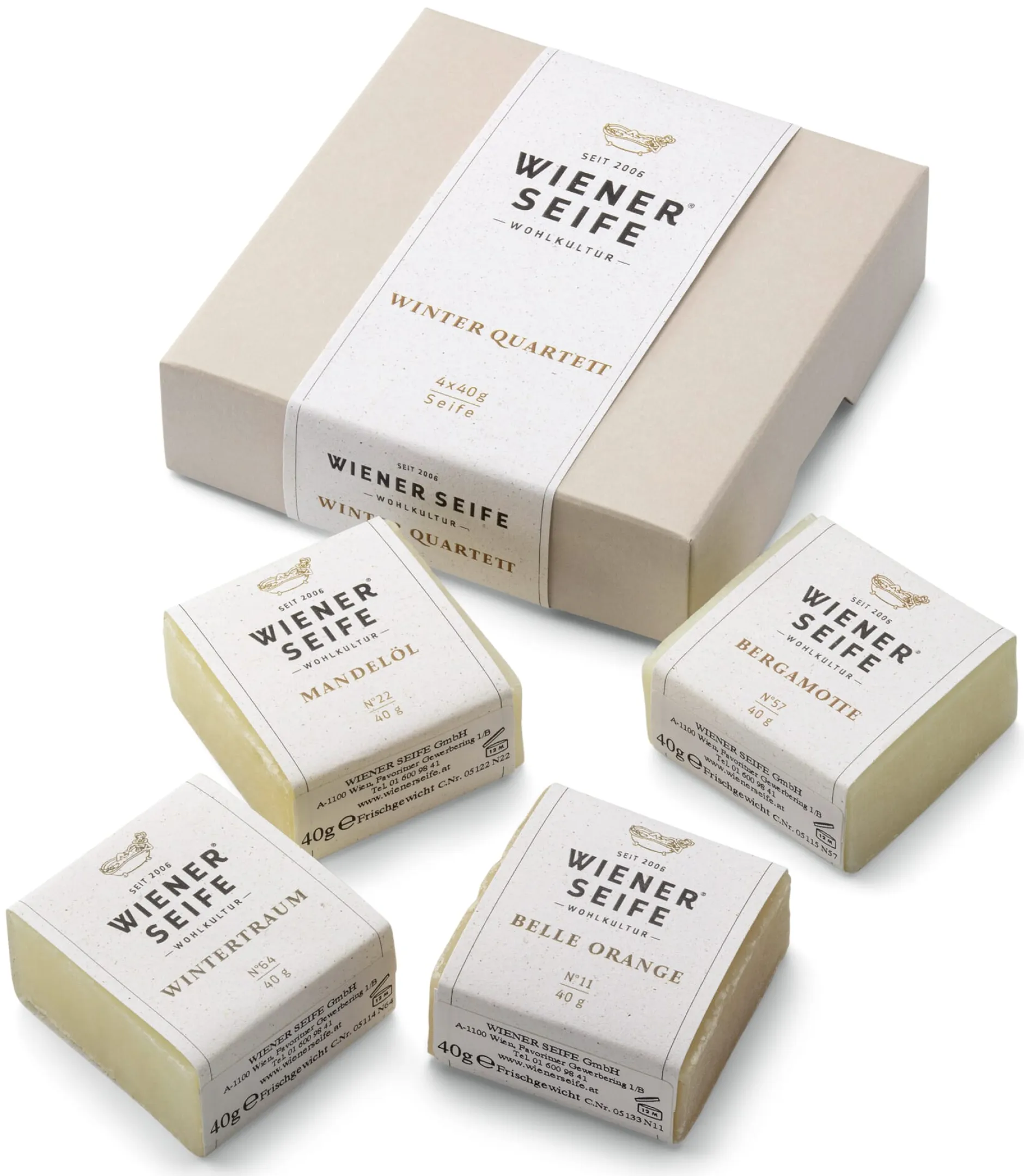 Wiener Seife Geschenkset n Winterquartett Best