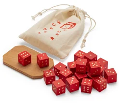 Holz Bi-Ba-Butze Kristian Finken Geschicklichkeitsspiel Würfelturm Hot