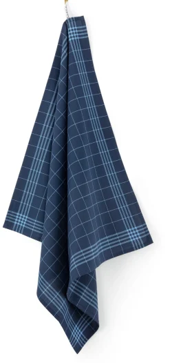 Leinenweberei Vieböck Geschirrtuch Baumwolle dunkelblau Hot