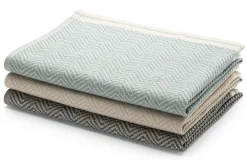 Framsohn Geschirrtuch Fischgrat Grau Online