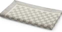 Seegers & Sohn Geschirrtuch Halbleinen Karo Grau Discount