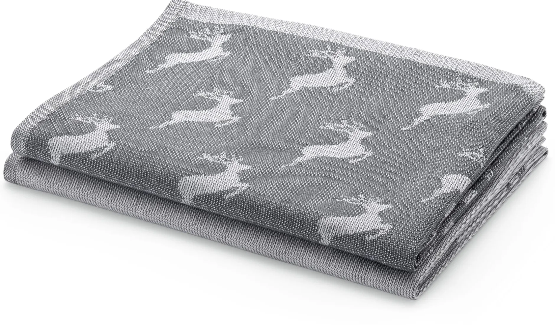 Framsohn Geschirrtuch Hirsch Grau Hot