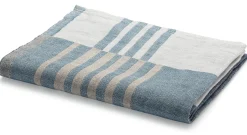 Lapuan Kankurit Geschirrtuch Leinen gestreift Blau Clearance