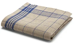 Leinenweberei Vieböck Geschirrtuch Mühlviertler Leinen Blau Discount