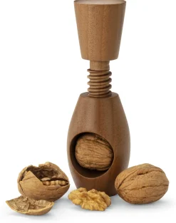 BREKA Gewinde-Nussknacker Walnussholz New