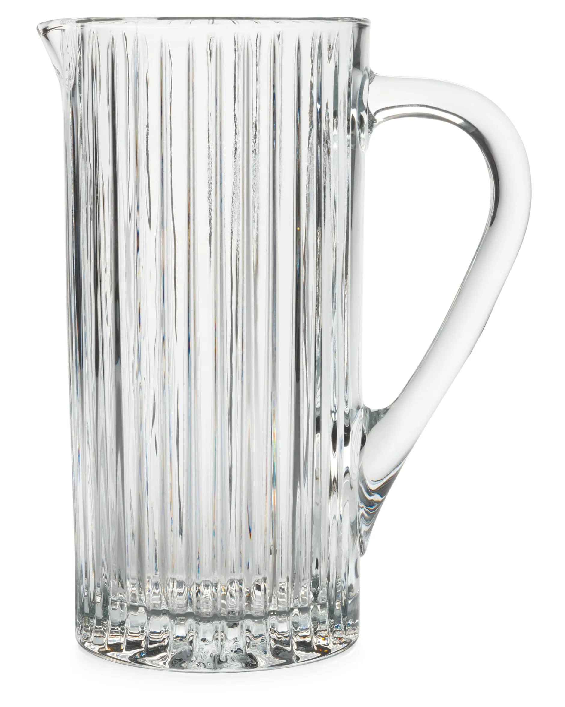 RCR Cristalleria Italiana Glaskanne gerippt New
