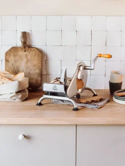 Gebr. Graef Graef Handschneidemaschine Silberfarben New