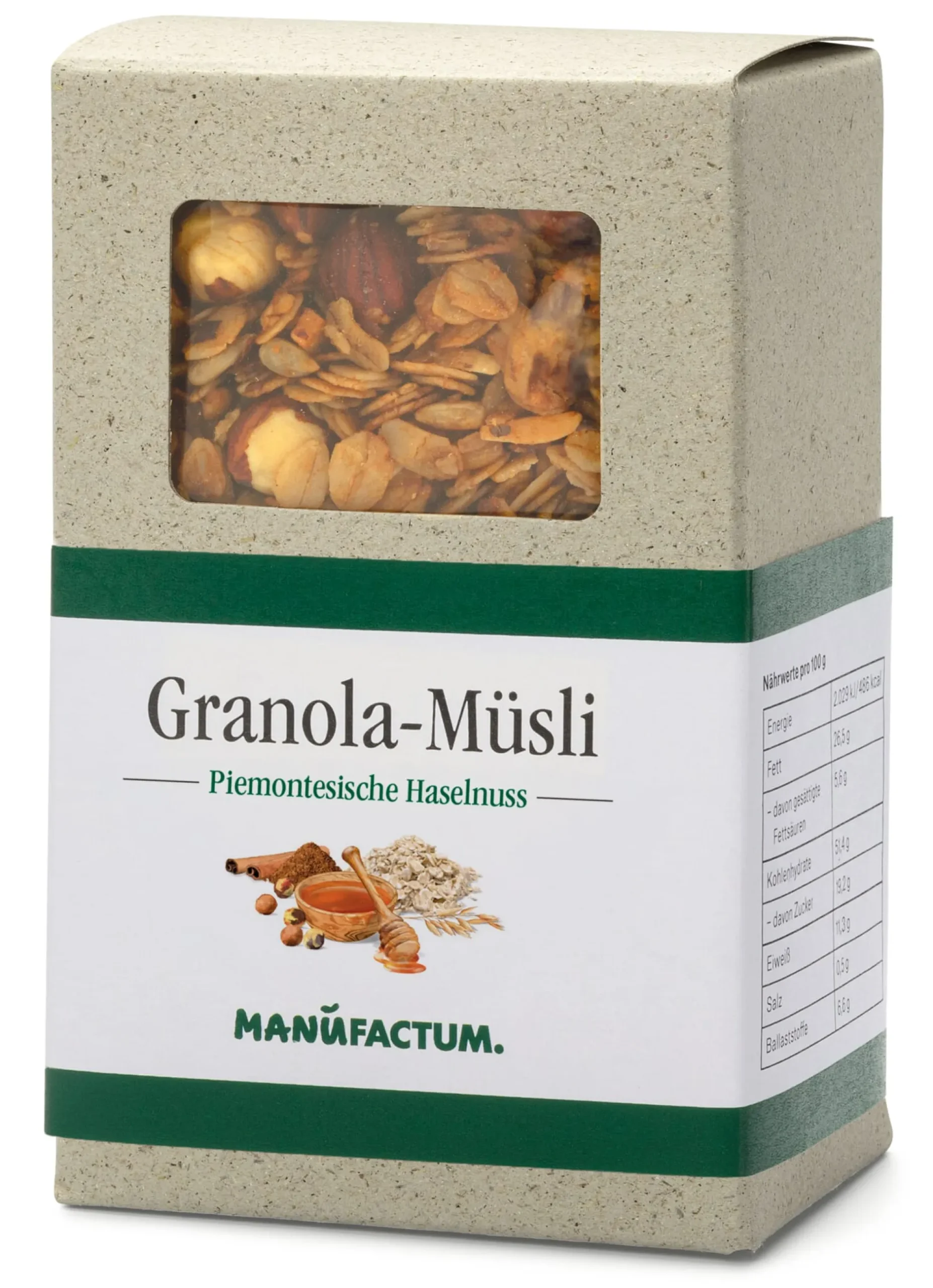 Manufactum Granola-Müsli Piemontesische Haselnuss Best