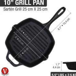 Victoria Grillpfanne Gusseisen Outlet