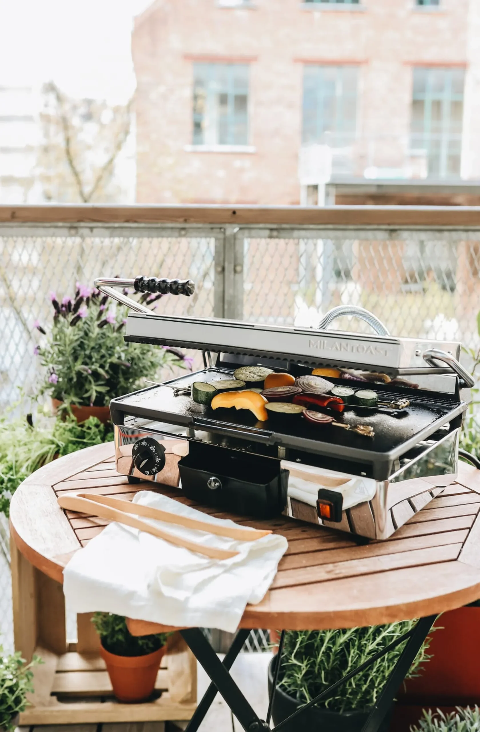 Milantoast Großer Kontaktgrill quadratisch Clearance