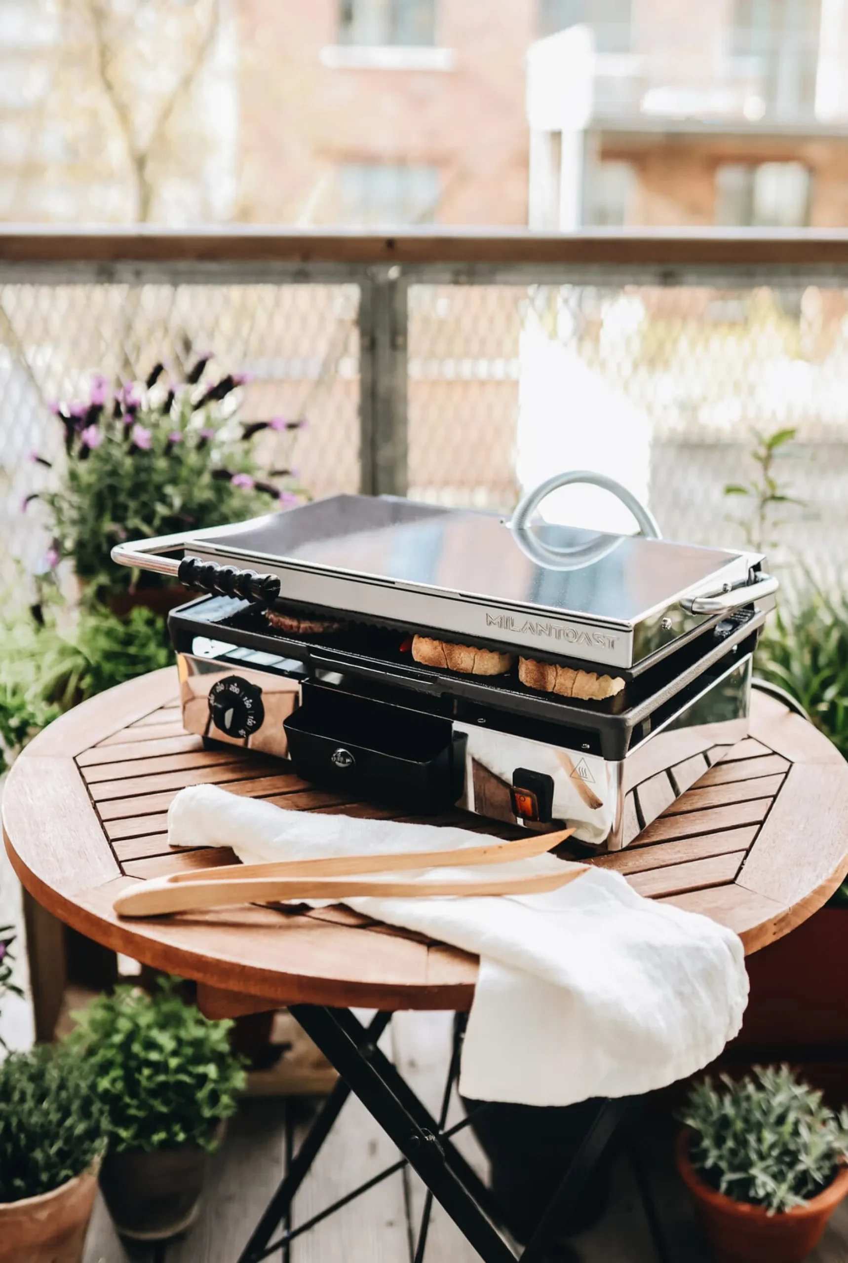 Milantoast Großer Kontaktgrill quadratisch Clearance