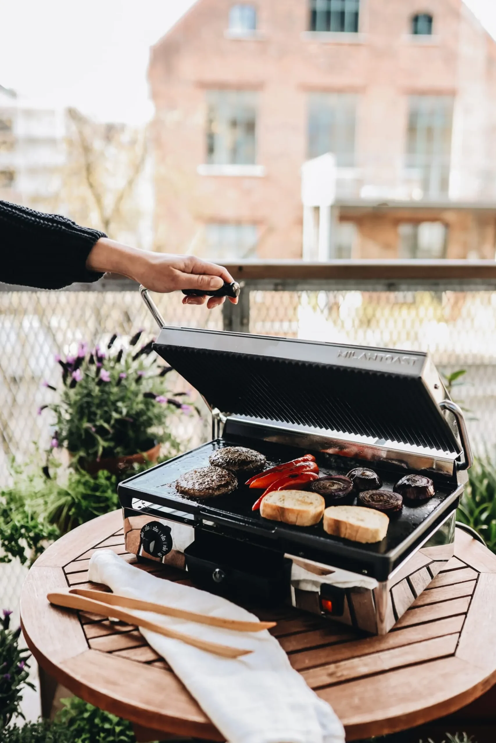 Milantoast Großer Kontaktgrill quadratisch Clearance