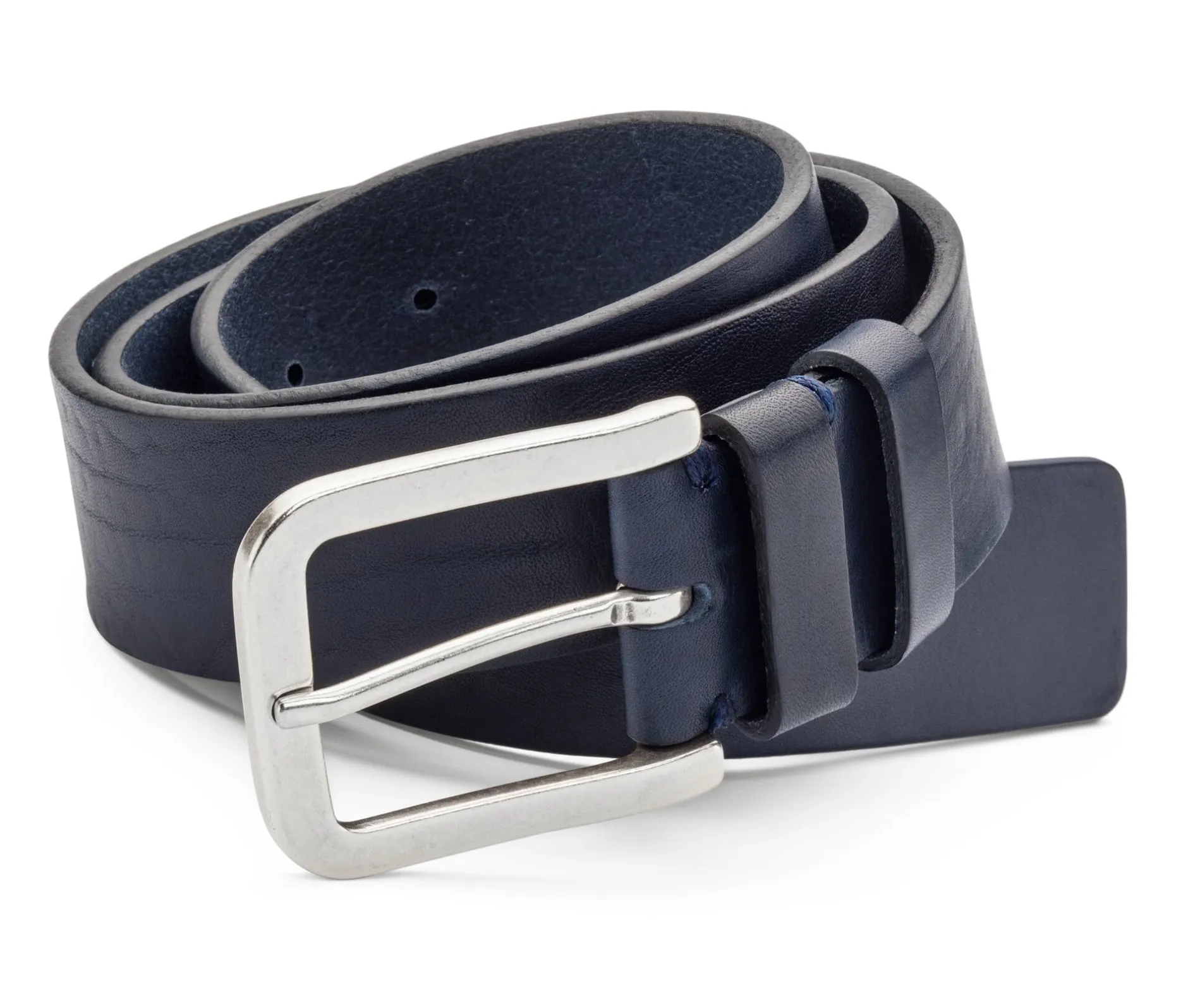 Ludwig Schröder Gürtel Rindleder Dunkelblau Best