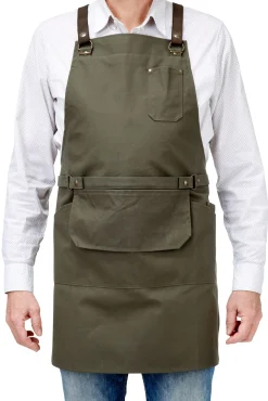 GUSSWERK Gärtnerschürze gewachste Baumwolle Discount