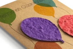 Die Stadtgärtner Grußkarten mit Wildblumensamen Hot