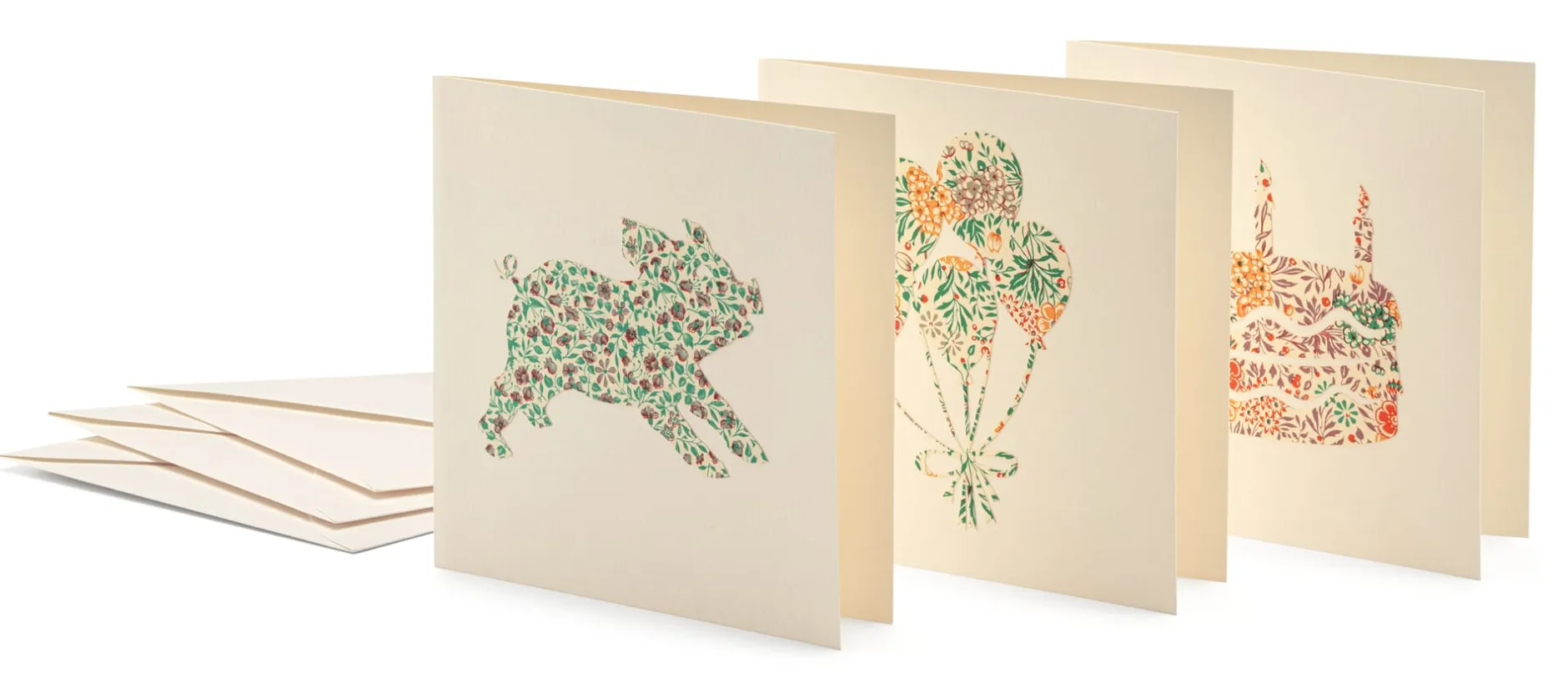 feinsein Grußkarten Scherenschnitt