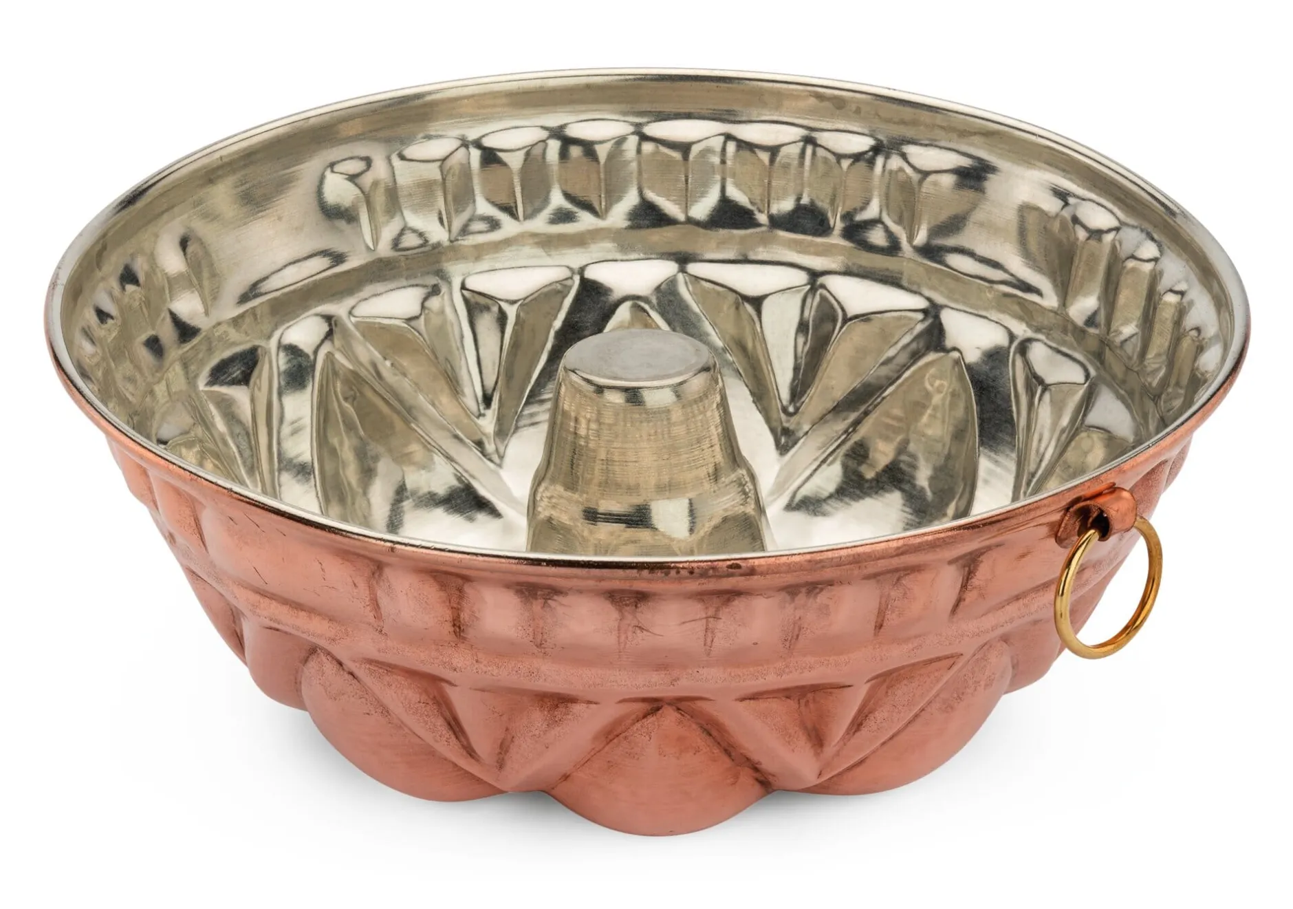 Cu Artigiana Gugelhupfform Kupfer verzinnt Online