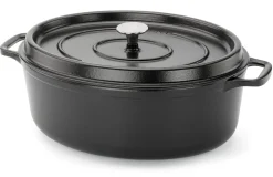 Invicta Gusseisen-Bräter emailliert oval Hot