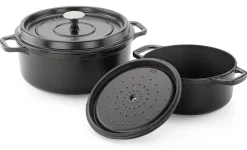 Invicta Gusseisen-Bräter emailliert rund Best