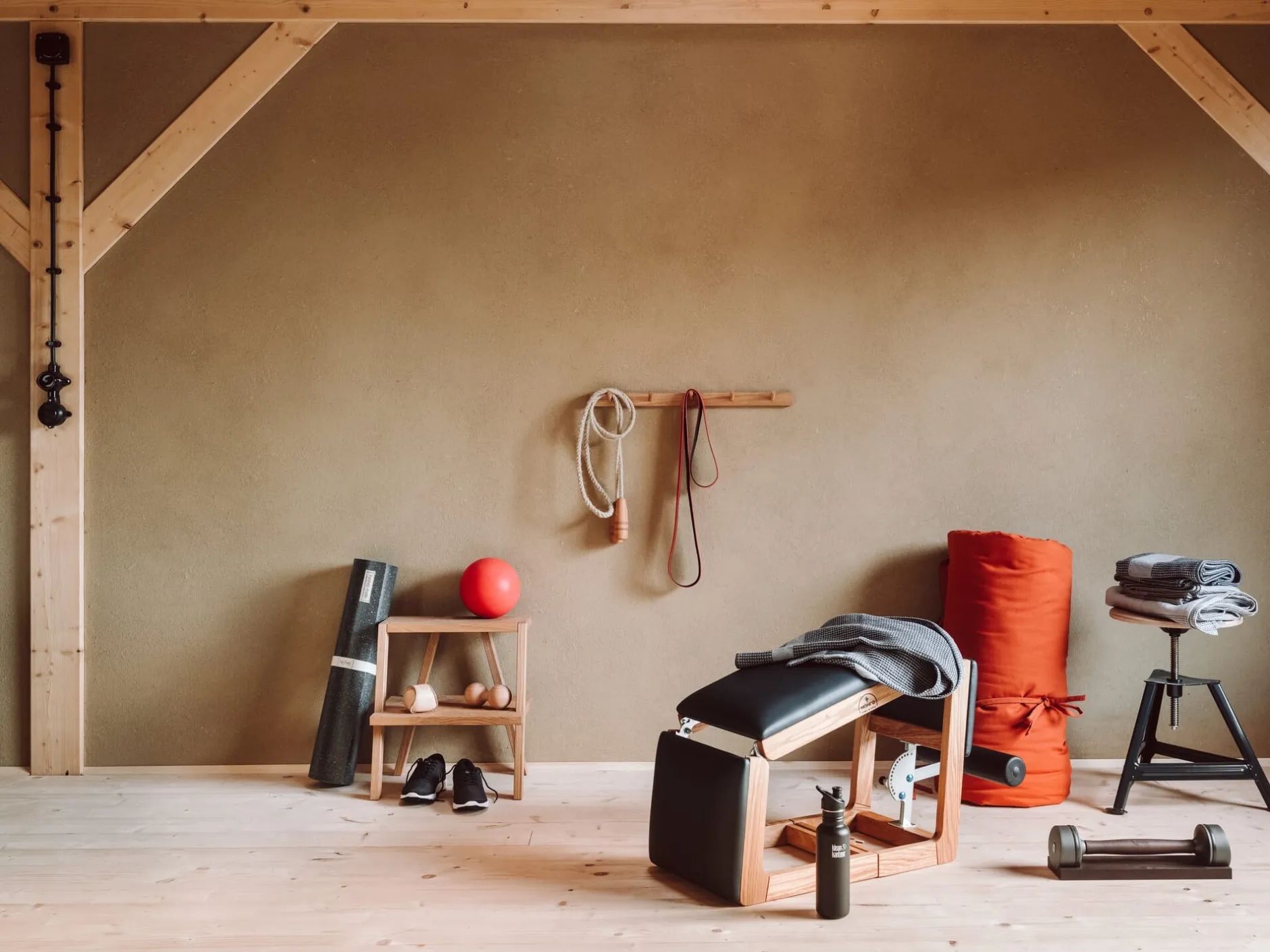 PROLANA Gymnastikmatte Baumwolle Terrakotta Best