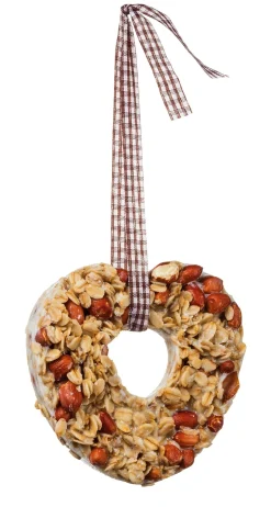 Das Vogelhäuschen Hafer-Nuss-Herz für Vögel Best